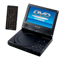 GPX Pd701B 7 Portable DVD Player With Remote