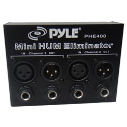 PYLEPRO Phe400 Hum-Noise Eliminator 2-Channel Box With Xlr Jacks