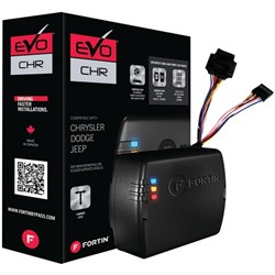 FORTIN Evo-Chr.t5 Preloaded Module & T-Harness Combo - Chrysler Dodge & Jeep 2007 & Up Standard Key Vehicles - In Black