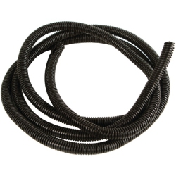 AMERCIAN TERMINAL American Terminal 27031 100 Ft. Split-Loom Cable Tubing - 0.38 In Black