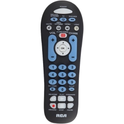RCA Rcr313Br 3-Device Universal Remote With Streaming Player Codes - In Black