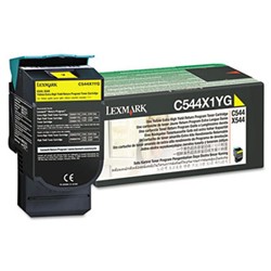 LEXMARK C544X1Yg Return Program Toner Cartridge Extra High In Yellow