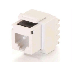 CABLES TO GO 03801 Cat3 Rj12 Keystone Jack In White
