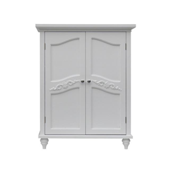 ELEGANT HOME Fashions Elg-550 Versailles Floor Cabinet With 2 Doors