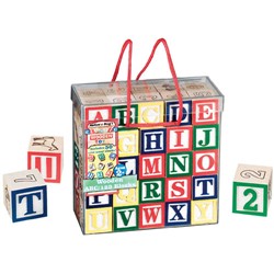 LIGHTS CAMERA Interaction Lci1900 Wooden Abc/123 Blocks