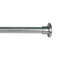 VERSAILLES - Stainless Steel Curtain Tension Rod, Indoor/outdoor, Adjustable Length From 48" À 86" In Silver