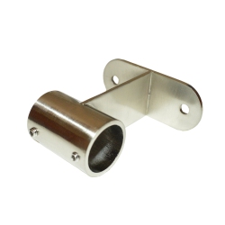 VERSAILLES - Ceiling Bracket for Tension Curtain Rod, Indoor/outdoor In Silver