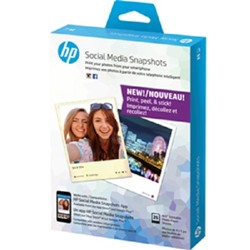 HP Social Media Snapshots 25Sh Photo Paper(W4Z12A)