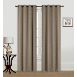 KOZY NICHE Jacquard Blackout Panel W 8 Grom (Geo) (Gold)