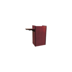 AMPLIVOX Multimedia Computer Lectern Non - Sound - In Mahogany