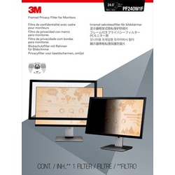 3M Pf324W Framed Privacy Filter for 24" Widescreen Desktop Lcd/crt Monitor (Pf240W1F)