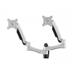 AMER NETWORKS Network Dual Link Spring Cantilever Articulating Monitor Wall Mount for Two Monitors (Amr2Aw)