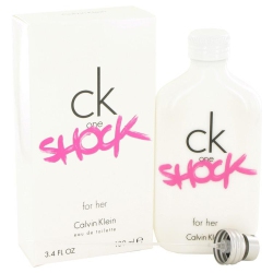483177 Ck One Shock Par Calvin Klein Eau De Toilette Spray 3.4 OZ (Femme) 100Ml