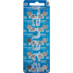 RENATA 10 X 394 Watch Batteries, 0% Mercury Equivilate Sr936Sw, 936, Ag9