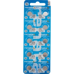 RENATA 10 X 370 Watch Batteries, 0% Mercury Equivilate Sr920W