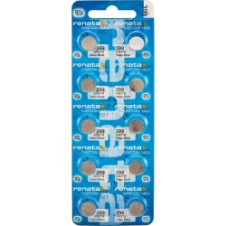 RENATA 10 X 399 Watch Batteries, 0% Mercury Equivilate Sr927W
