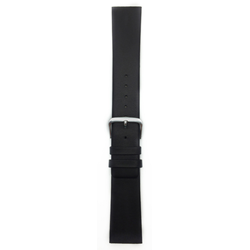SHOPTICTOC 16MM Genuine Leather Replacement Watch Strap In Black