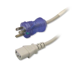 BLUEDIAMOND North American Medical Powercord-Gy, 10Ft