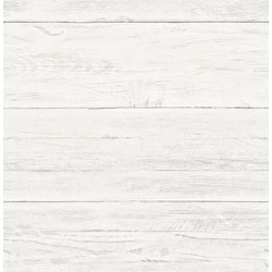 Papier Peint Reclaimed Washed Boards D'a-Street Prints - Blanc Crème