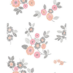 A-Street Prints Solstice Malaga Floral Wallpaper - Pink