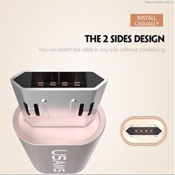 USAMS U-Knit Series Micro Reversible Cable Rose Colour