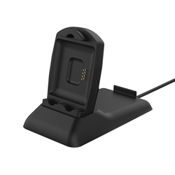 STRAPSCO Charger Stand for Fitbit Blaze In With Built In Phone Holder In Black