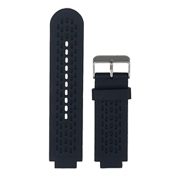 STRAPSCO Garmin Vivoactive Silicone Strap In In Black