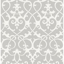 Papier Peint Symetrie Ironwork D'a-Street Prints - Gris