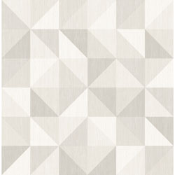 A-Street Prints Geometrie Puzzle Geometric Wallpaper - Light Grey