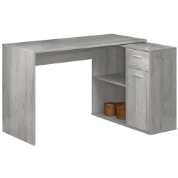 MONARCH Computer Desk - 46"l / With A Storage Cabinet In Grey