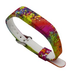 STRAPSCO Fitbit Silicone Strap for Flex 2 In Paint Splatter Pattern