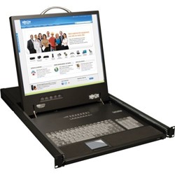 TRIPPLITE 8-Port Rack Console VGA Kvm Switch W/ 19 Lcd 1U