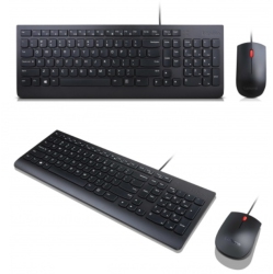 LENOVO Wired Keyboard & Mouse Combo (4X30L79896) - In Black