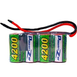 POWER PORTABLE 4.8 Volt Nimh Battery Pack (4200 Mah) With Leads