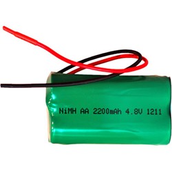 POWER PORTABLE 4.8 Volt Nimh Battery Pack (2200 Mah) With Leads
