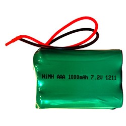 POWER PORTABLE 7.2 Volt Nimh Battery Pack (1000 Mah) With Leads