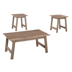 MONARCH Table Set - 3PCs Set / Dark Taupe