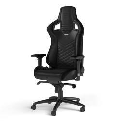 NOBLECHAIRS Epic Premium Gaming And Office Chair - Superior Ergonomics, Genuine Real Leather Upholstery, Supports Up to 150 Kg In Black