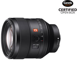 Open Box - Sony E-Mount Full-Frame FE 85mm f/1.4 Premium G Master Portrait Prime Lens