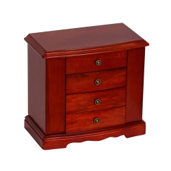 MELE AND CO Mele Harmony Jewelry Box In Cherry