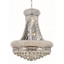 ELEGANT LIGHTING Primo 20" 14 Light Royal Crystal Chandelier