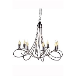 ELEGANT LIGHTING Lyndon 28" 8 Light Chandelier