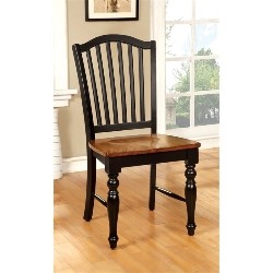 FURNITURE OF AMERICA Casual/kitchen Chair - Set Of 2 - Oak