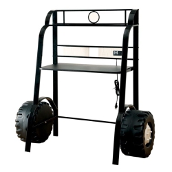 FURNITURE OF AMERICA Ramirez Traditional Metal Kids Desk With Stool In In Black