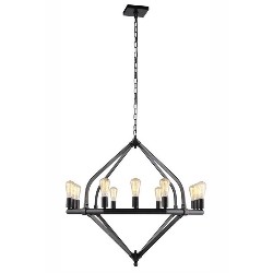 ELEGANT LIGHTING Illumina 39" 12 Light Chandelier