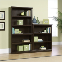 SAUDER Select Wall Bookcase In Jamocha Wood