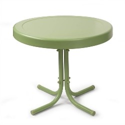 CROSLEY FURNITURE Retro Metal Table In Oasis In Green
