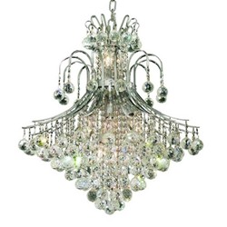 ELEGANT LIGHTING Toureg 25" 15 Light Royal Crystal Chandelier