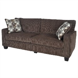 SERTA AT HOME Symmetrical Loveseat Sofas ( Cr43539Pb ) - In Brown