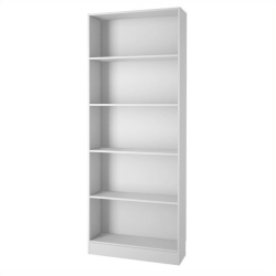 TVILUM Element Tall Wide 5 Shelf Bookcase In In White